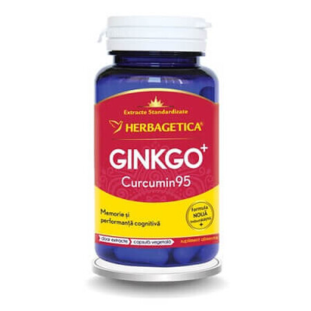 Gingko Curcumin95, 30 capsules, Herbagetica