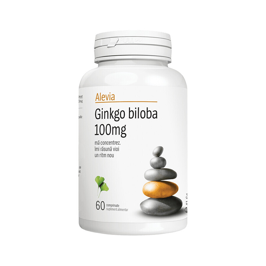 Ginkgo Biloba 100 mg, 60 Tabletten, Alevia
