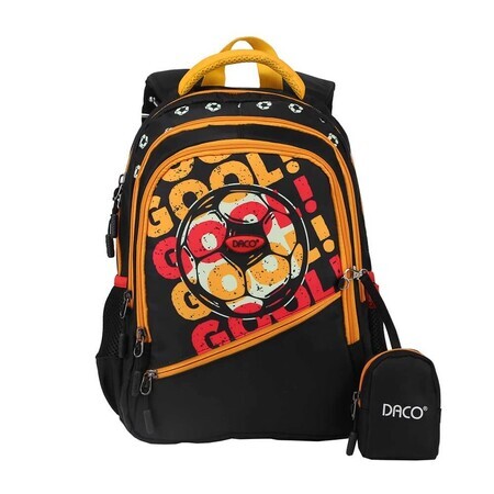 Schwarzer Gool Schulrucksack, 38 cm, Daco