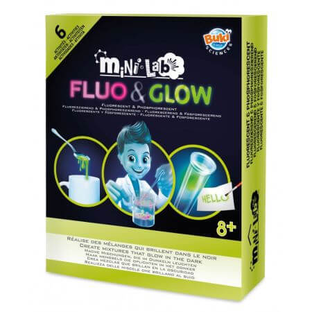 Mini Fluo & Glow Lab, +8 Jahre, Buki
