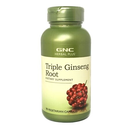 Ginseng Gold Root Drei Arten von Ginseng (430812), 90 Kapseln, GNC