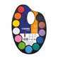 Malpalette mit 12 Aquarellfarben und Pinsel, Playbox