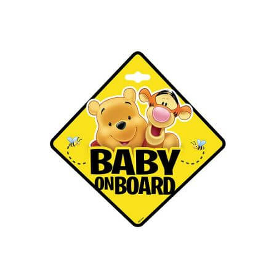 Warnschild, Baby an Bord, Winnie the Pooh, 9625, Disney