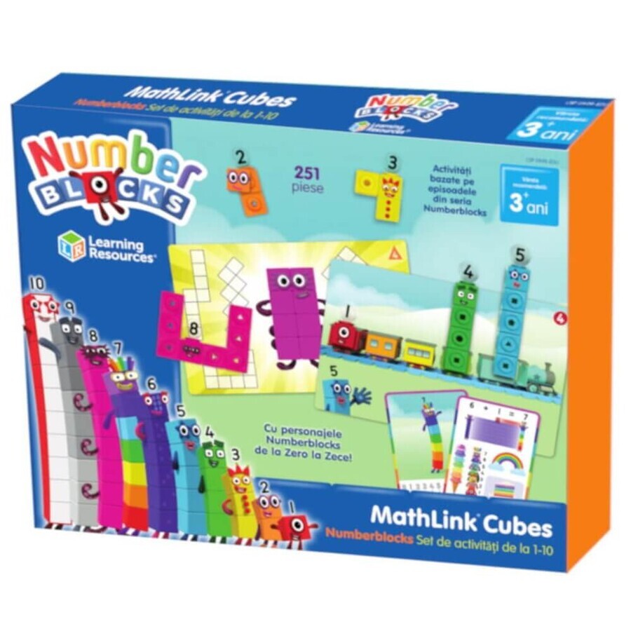 Fun Maths Activity Set 1 bis 10 NumberBlocks, Lernressourcen