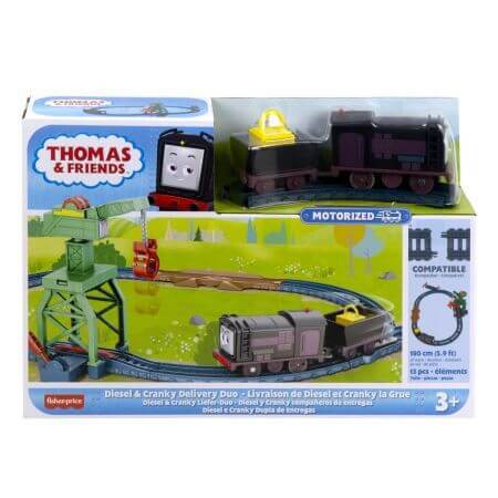 Diesel und Cranky, motorisierte Lokomotive und Zubehör, Thomas and Friends