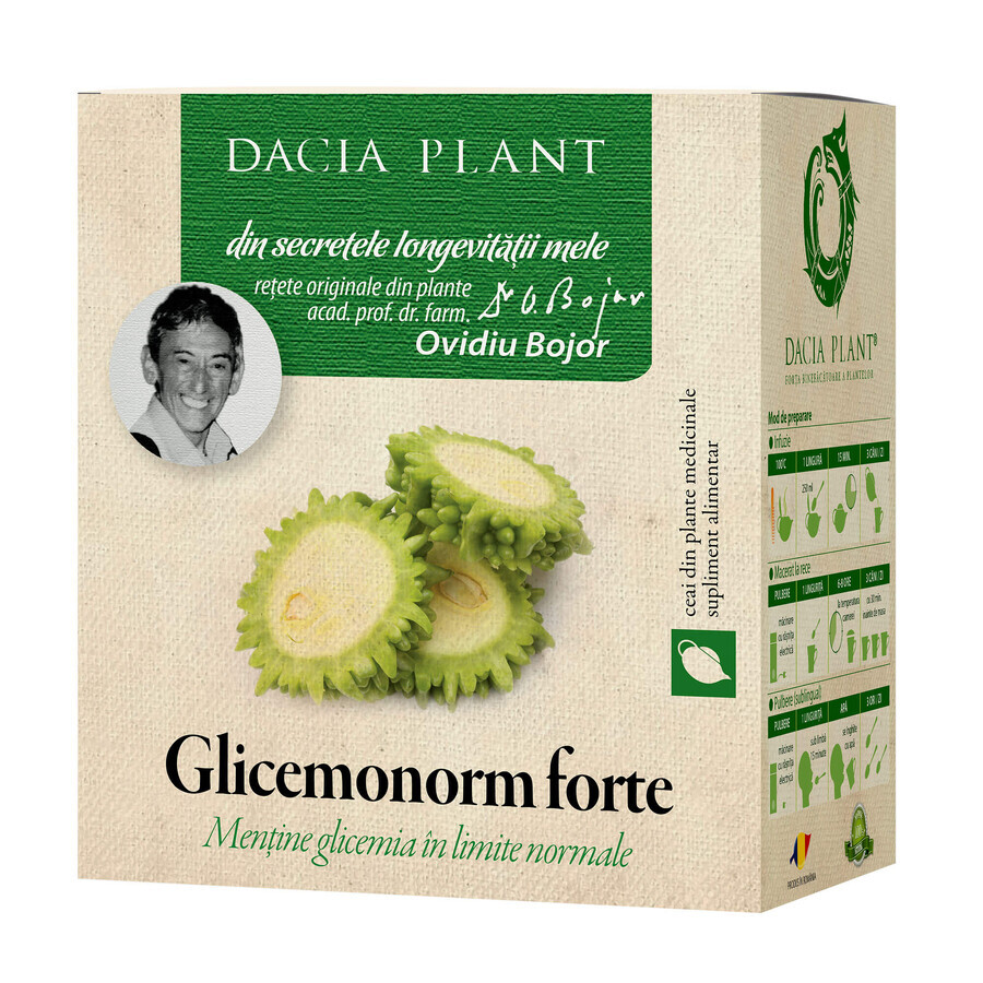 Glicemonorm Forte, 50g, Dacia Plant