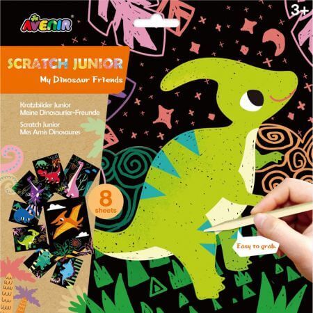 Scratch Scratch Set Junior My Friends Dinosaurier, +3 Jahre, Avenir