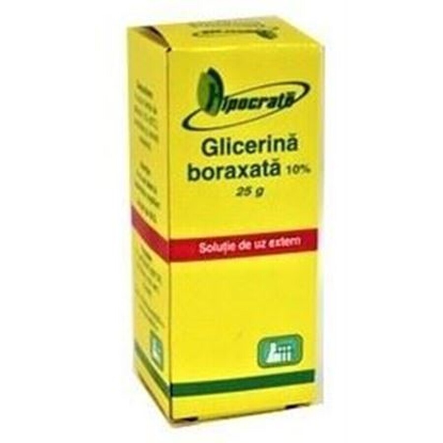 Glicerină Boraxată 10% - Hipocrate, 25 g, Omega Pharma