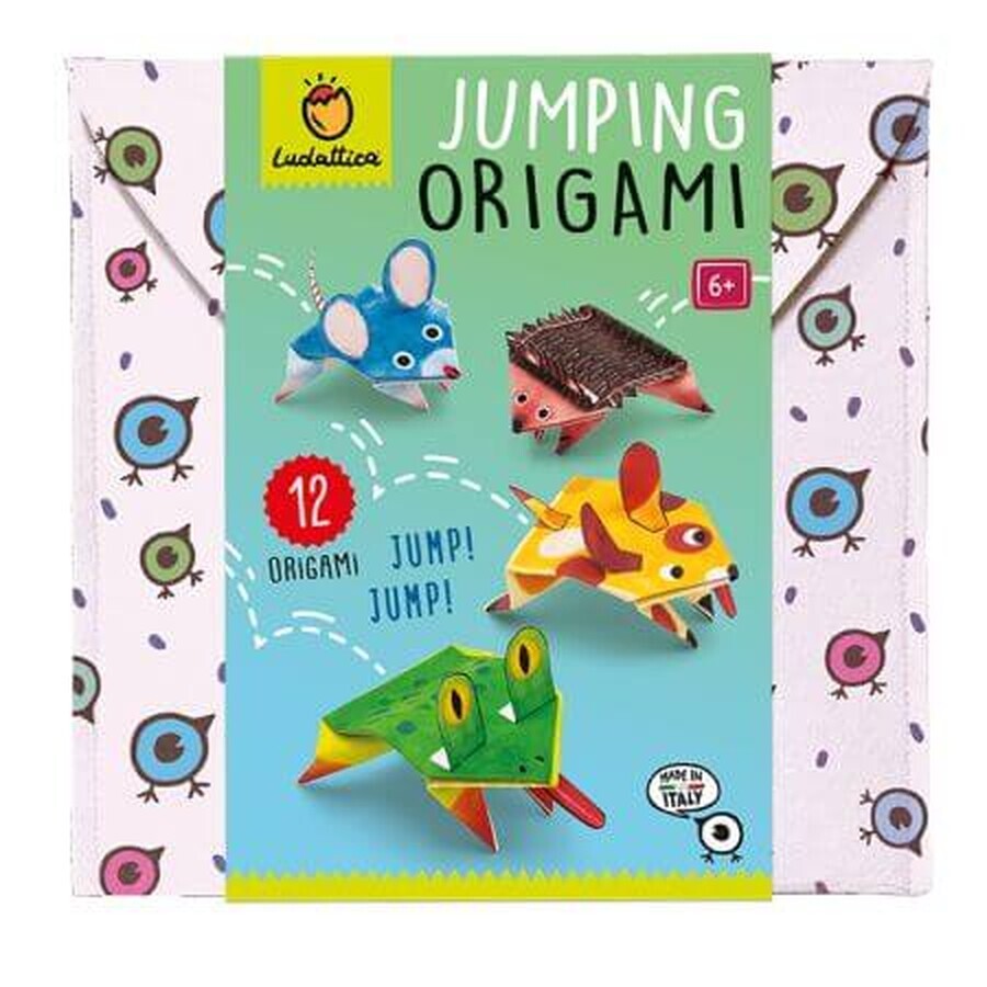 Origami-Set für Anfänger, +6 Jahre, Origami Jumpers, Ludattica