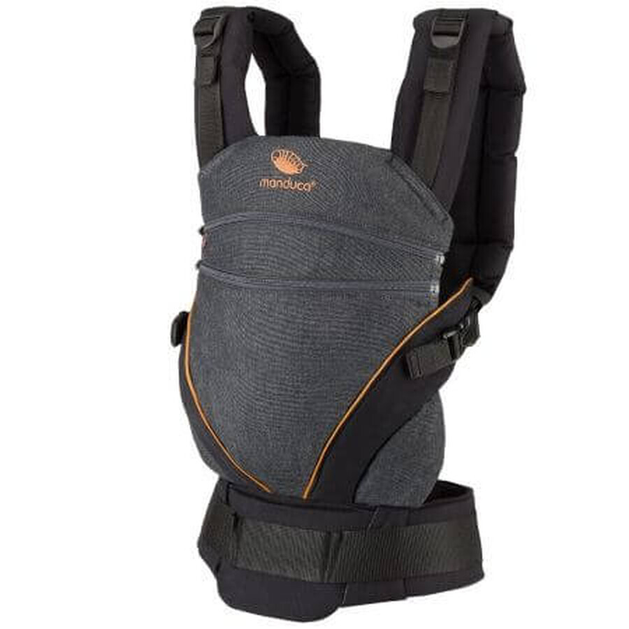 Port-Bebe XT Baby Tragesystem, Denim Schwarz, Manduca