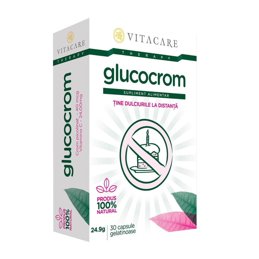 Glucocrom, 30 Kapseln, Vitacare