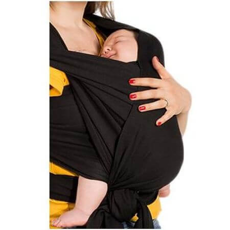 Baby Wear System, Wrap Elastic, Black, First Hug