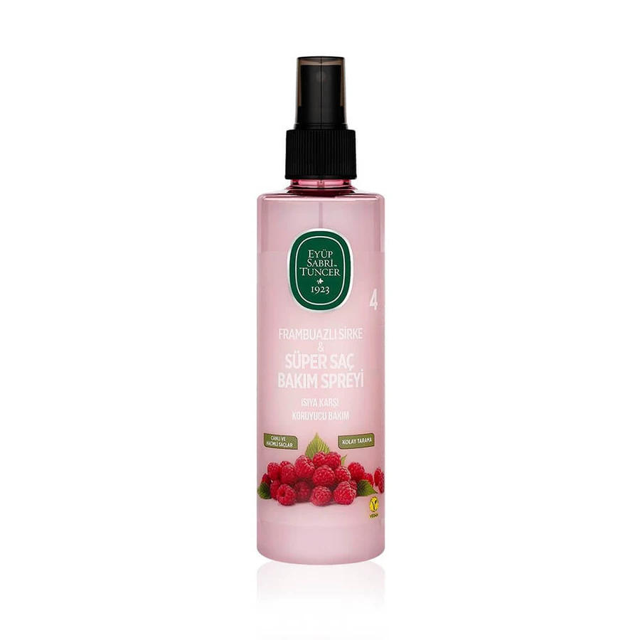 Spray pentru par cu otet de zmeura, 210 ml, Eyup Sabri Tuncer
