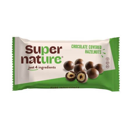 Bio-Erdnüsse mit Schokoladenüberzug, 40 g, Super Nature