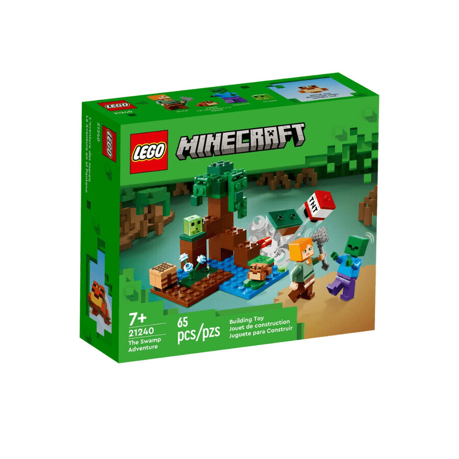 Lego Minecraft Sumpf Abenteuer, 7 Jahre+, 21240, Lego