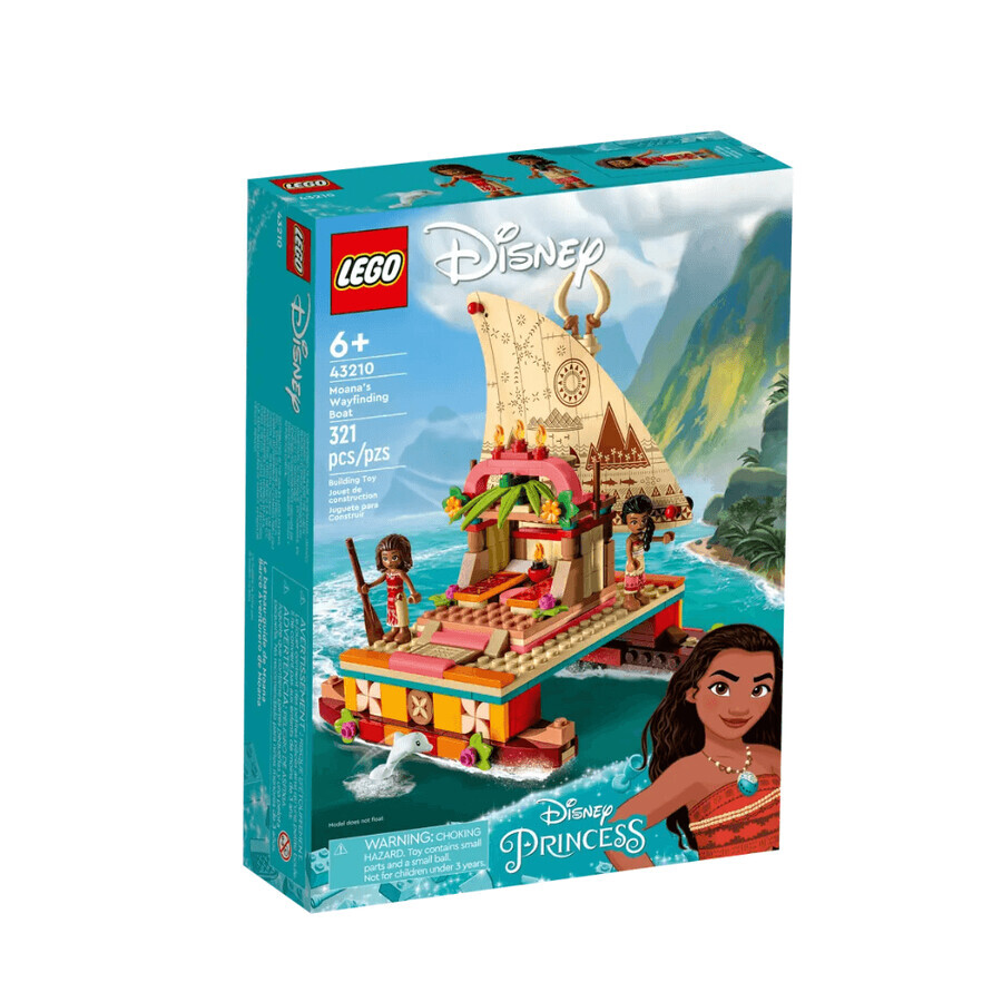 Moanas polynesischer Katamaran Lego Disney, ab 6 Jahren, 43210, Lego