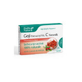 Goji-Extrakt + Natürliches Vitamin C, 30 Tabletten, Rotta Natura