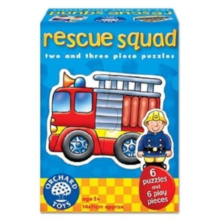 6-teiliges Puzzleset Rescue Team 2 und 3, Orchard Toys