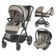 3-in-1-Kinderwagensystem f&#252;r Kinder Lissia, Butternut Beige, Coccolle