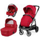 Veloce Primo Viaggio Lounge 3-in-1-Kinderwagen-System, Rotglanz, Peg Perego