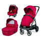 Veloce Primo Viaggio SL, Red Shine, Peg Perego, 3 in 1 Kinderwagensystem