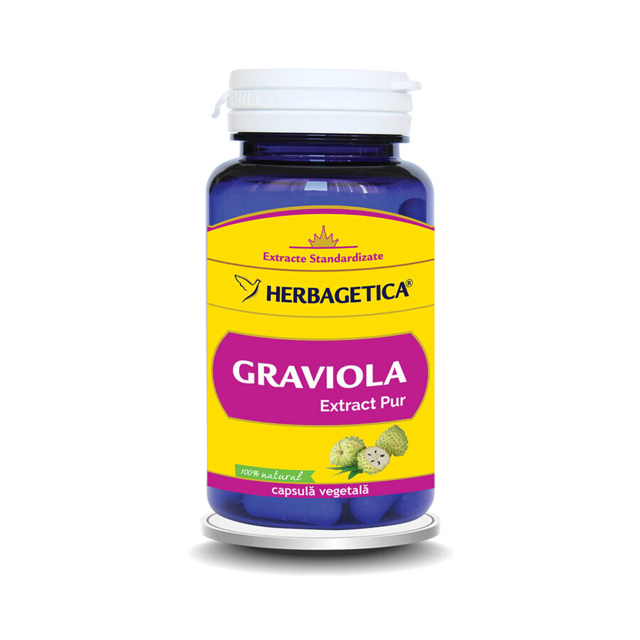 Graviola, 60 Kapseln, Herbagetica
