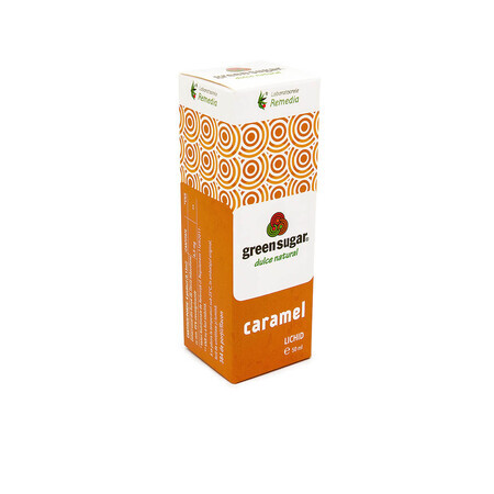 Green sugar lichid cu aroma de caramel, 50 ml, Remedia