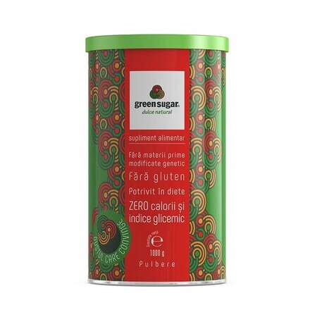 Green Sugar pulbere, 1000 g, Remedia