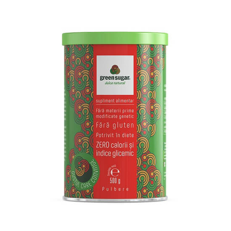 Grüner Zucker Pulver, 500 g, Remedia