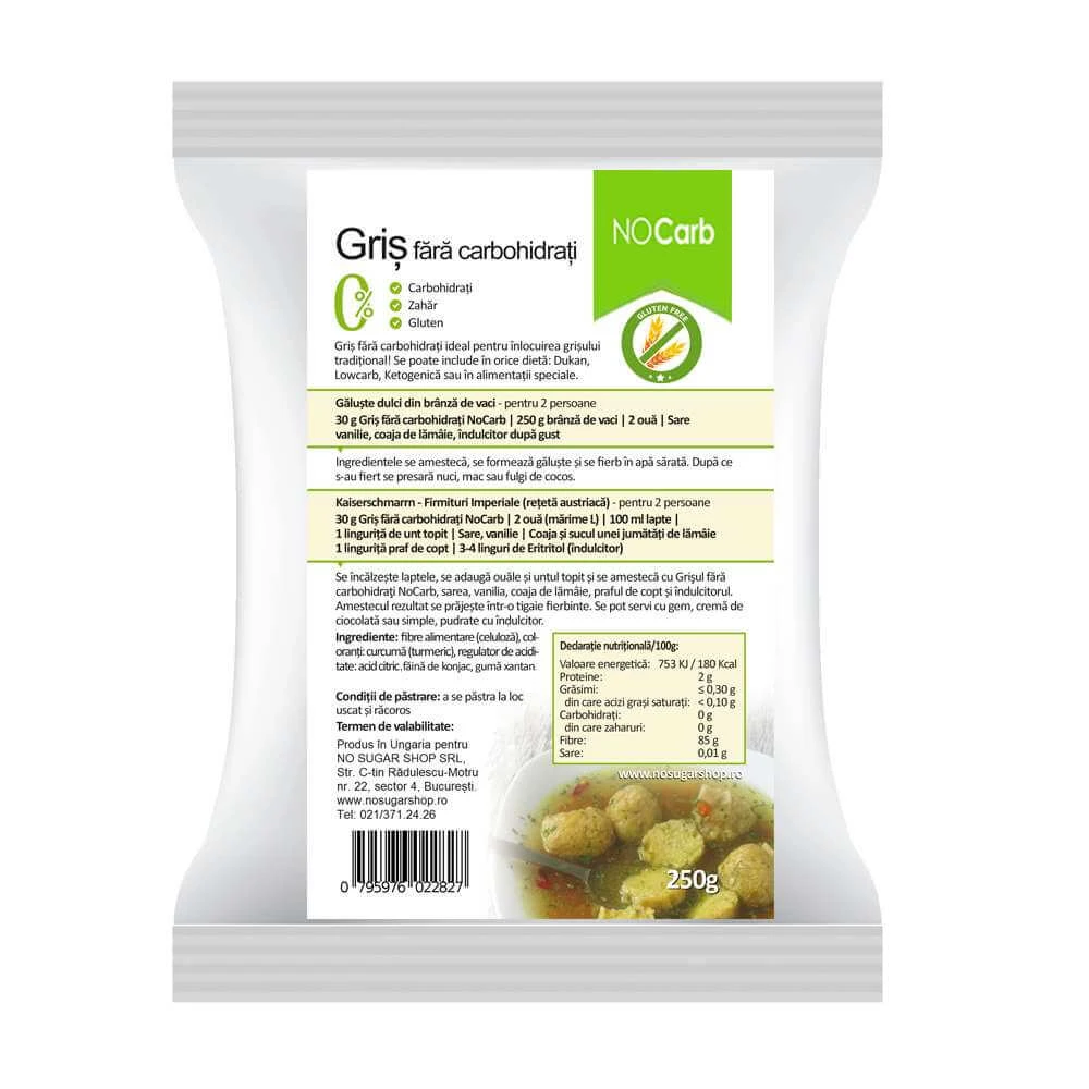 Graue NoCarb Nudeln, 250 g, NoCarb Nudeln