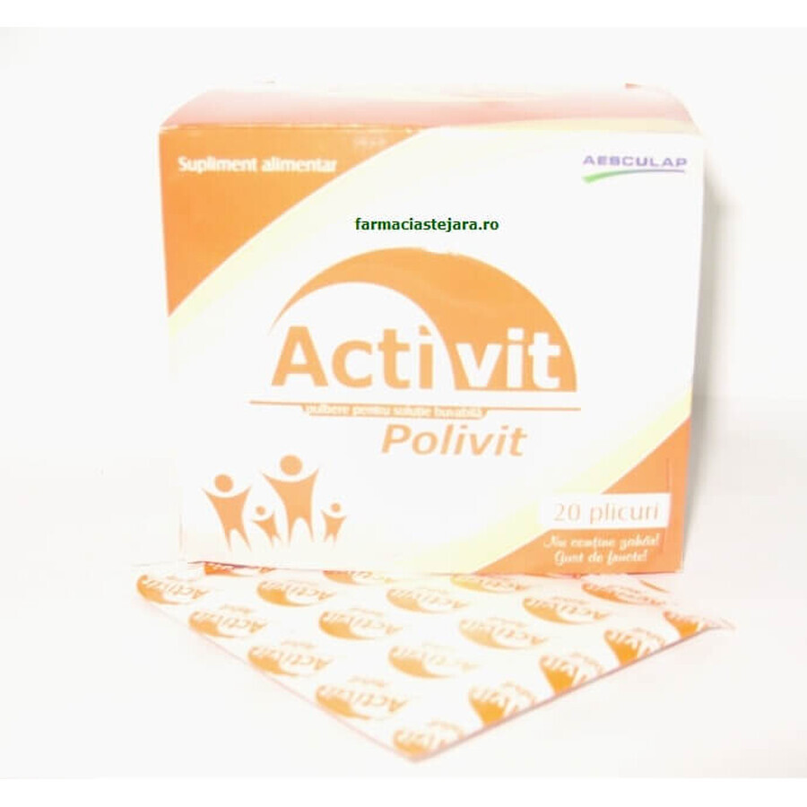 Activit Polivit, 20 plicuri, Aesculap