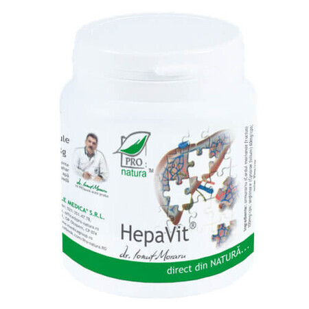 Hepavit, 200 capsule, Pro Natura