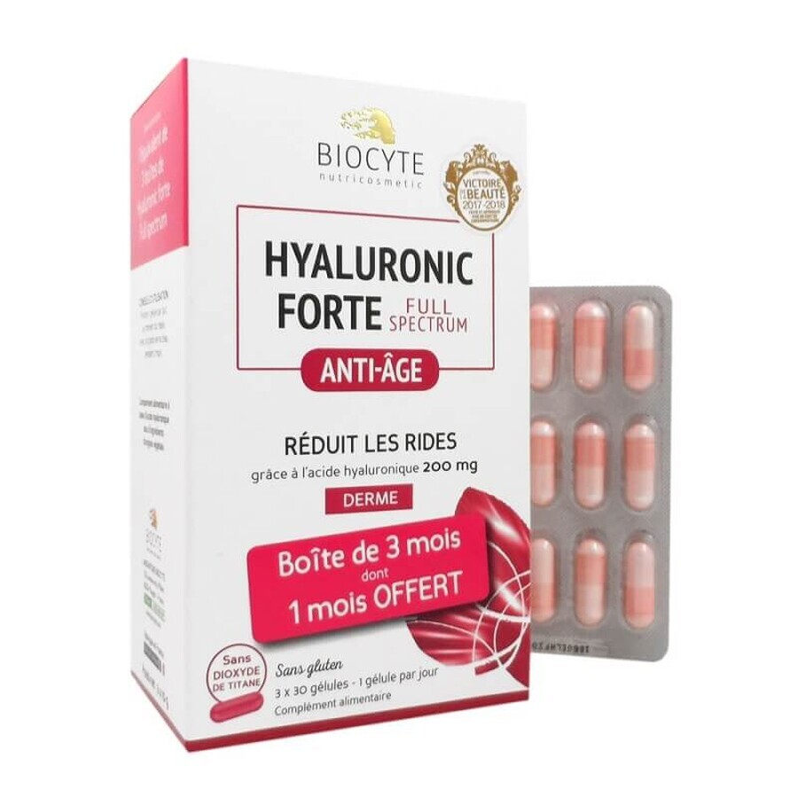 Hyaluronic Forte Full Spectrum, 30 capsule, Laboratoire Biocyte