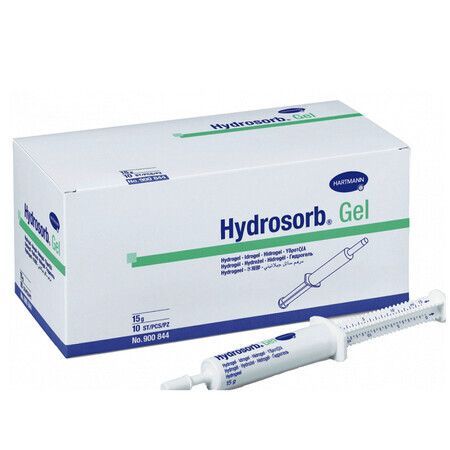 Hydrosorb Gel in Spritze 15 ml, 10 Spritzen (900844), Hartmann