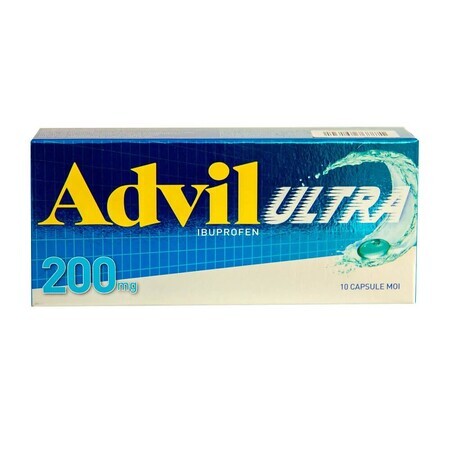 Advil Ultra, 10 cápsulas blandas, Gsk