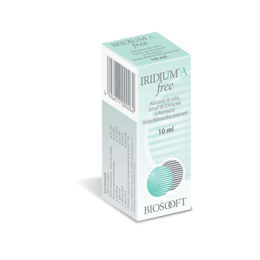 Iridium A Free Ophthalmische Lösung, 10 ml, BioSoft 