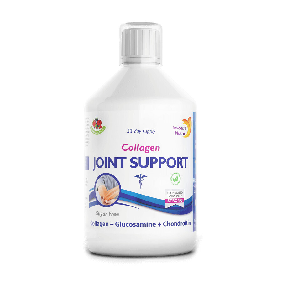 Joint Support Colagen Lichid Hidrolizat Tip 2, 5000 mg, 500 ml, Swedish Nutra recenzii