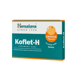 Koflet-H cu aromă de portocale, 12 pastile, Himalaya