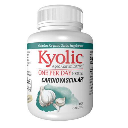 Kyolic One Per Day 1000 mg Cardiovascular, 60 comprimate, Kyolic