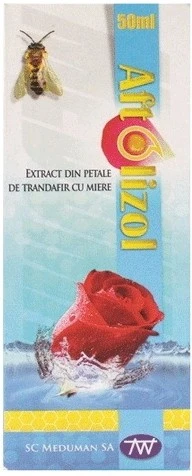 Aftolizolextrakt aus Rosenblättern mit Honig, 50 ml, Meduman