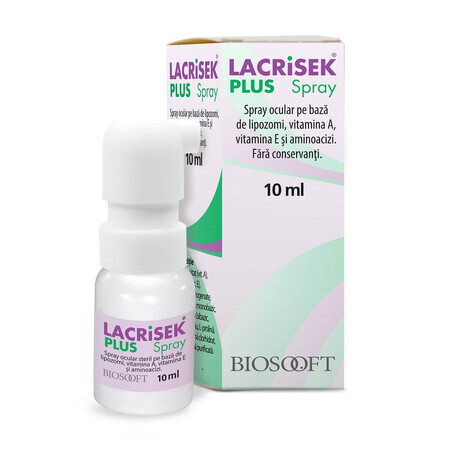 Lacrisek PLUS ocular SPRAY, 10 ml, Bio Soft Italia