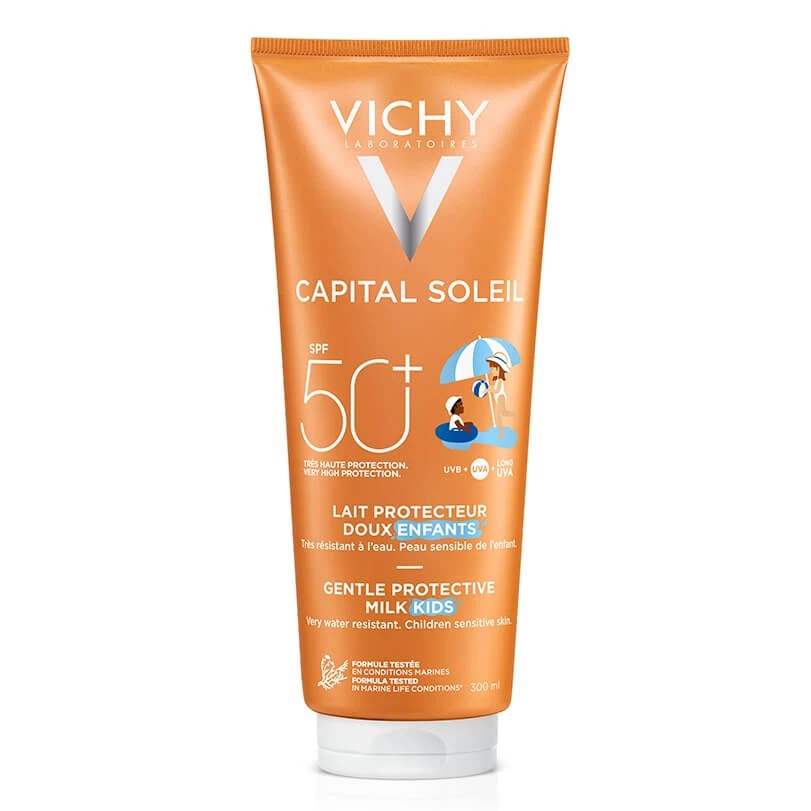 Vichy Capital Soleil Sonnenschutz-Milch für Kinder mit SPF 50+, 300 ml