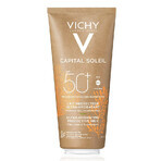 Vichy Capital Soleil Lapte de protecție solară pentru față și corp SPF 50+ conceput sustenabil, 200 ml