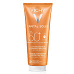 Vichy Capital Soleil Feuchtigkeitsspendende Sonnenschutzmilch für Gesicht und Körper SPF 50+, 300 ml