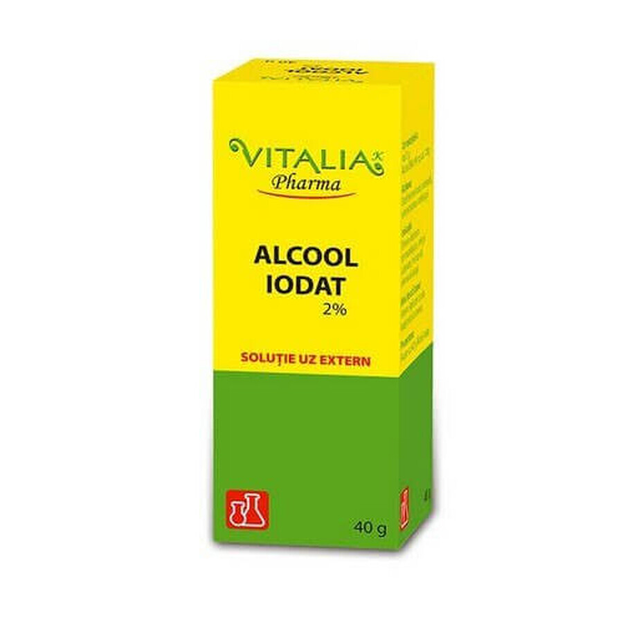 Jodierter Alkohol 2%, 40 g, Vitalia