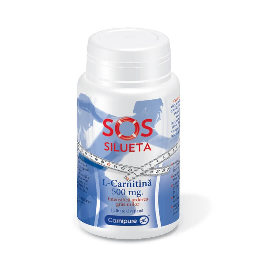 L-Carnitină 500mg SoS Silueta, 60 capsule, Rotta Natura