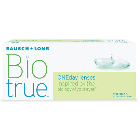 Biotrue OneDay Einweglinsen, -02.00, 30 Stück, Bausch Lomb