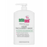 Dermatological face and body cleanser, 1000 ml, sebamed