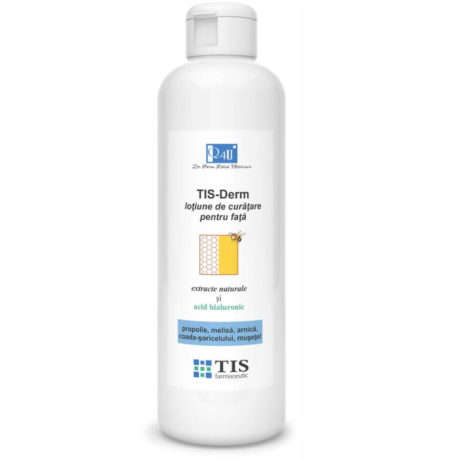 Lotiune de curatare pentru fata Q4U, 200 ml, Tis Farmaceutic