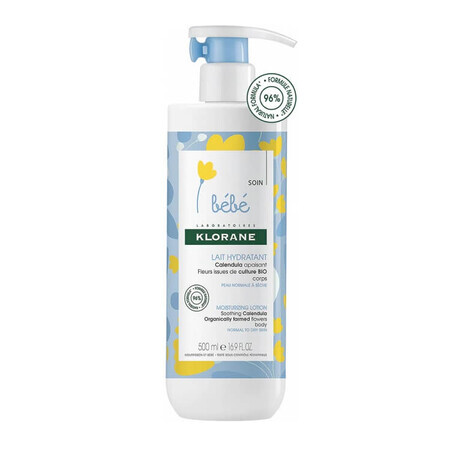 Feuchtigkeitsspendende Körperlotion, 500 ml, Klorane Baby